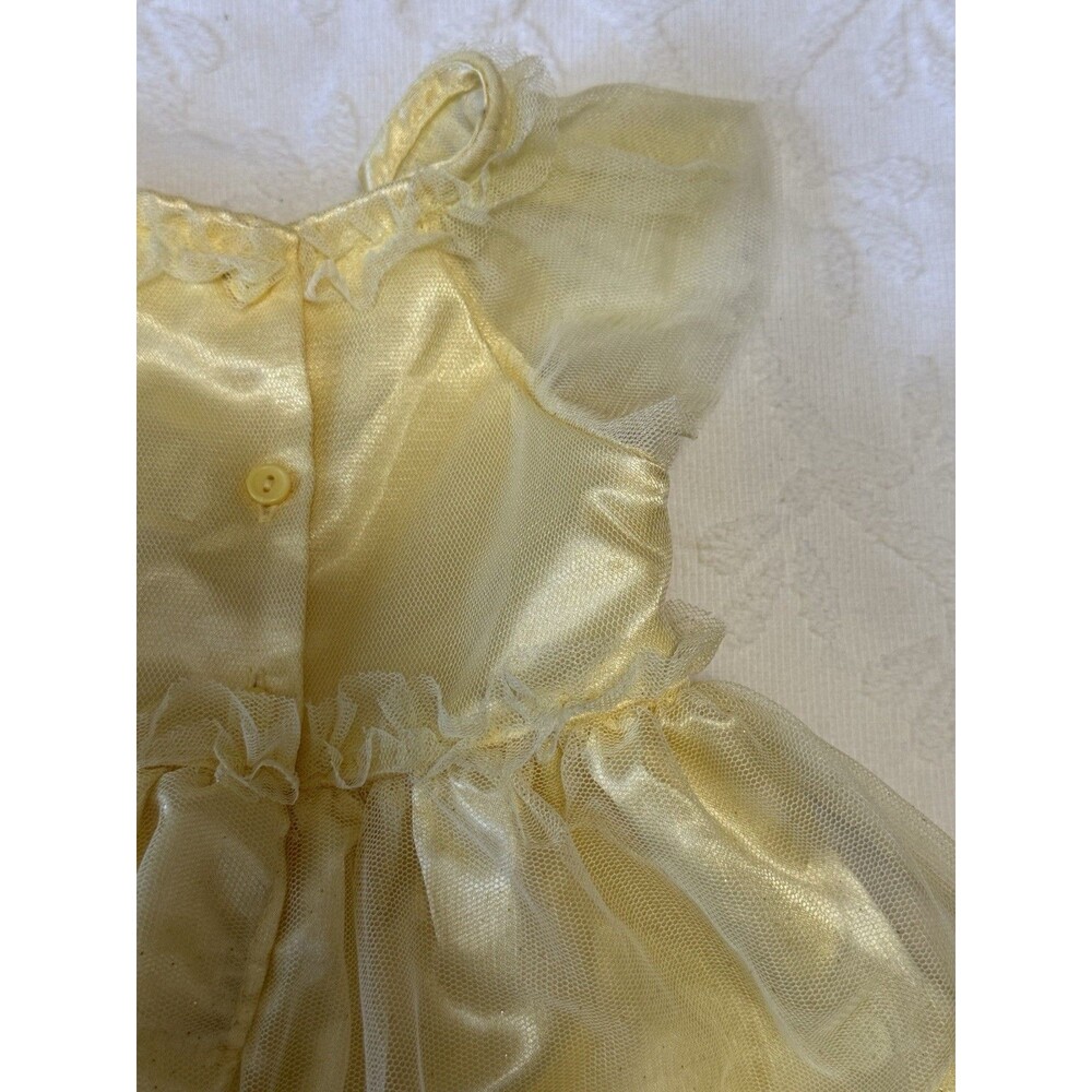Nannette Baby 12M Butter Yellow Tulle Rosette Party Dress Bloomers Twins - Picture 16 of 16
